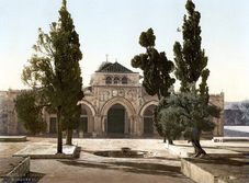 Al-Aqsa-Moschee um 1900