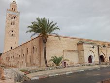 Ansicht der Kutubiyya-Moschee in Marakesch