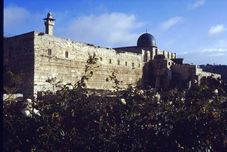 Herodianischer Tempel miit der Al-Aqsa-Moschee