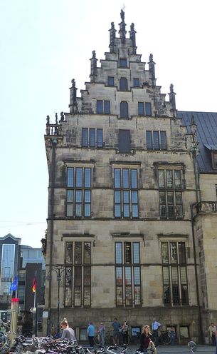 Westgiebel des Schütting 1537