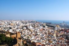 Blick von der Festung auf Almeria