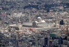 Ansicht der Omayyaden-Moschee in der Altstadt von Damaskus