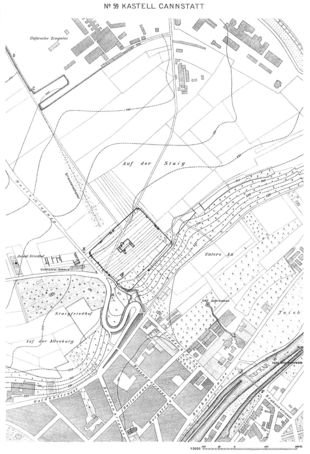 Kastell Cannstatt Lageplan