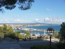 Blick vom Bellver auf Palma