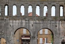 Detail der Fassade