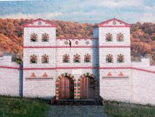 Südtor des Kohortenkastells Rekonstruktion