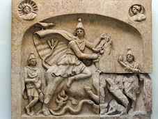 Mithras-Relief Köngen Detail