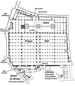 Plan der All-Qarawiyin-Moschee