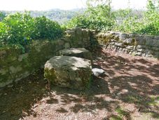 Mauer der westlichen Vorburg