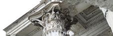 Detail eines Kapitells