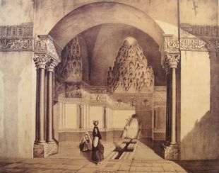 Palaermo La Zisa Druck von 1830