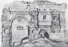 Zeichnung Barbarathermen 1584